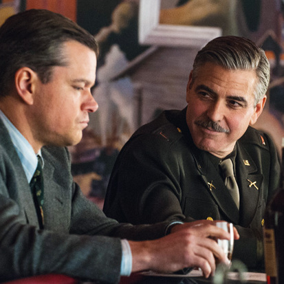Matt-Damon-and-George-Clooney-in-The-Monuments-Men