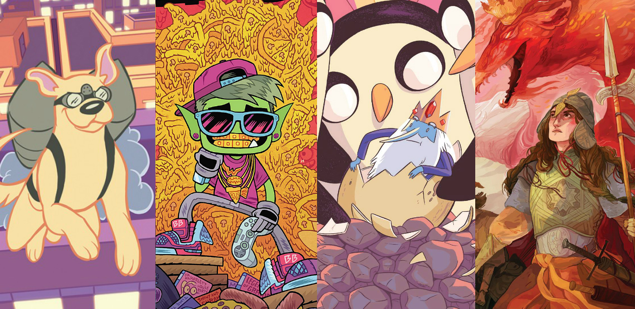 BOOKS FOR BABES: ‘TEEN TITANS GO!’ Is Pizza-tastic, And We’re All About ‘DOG OF WONDER’