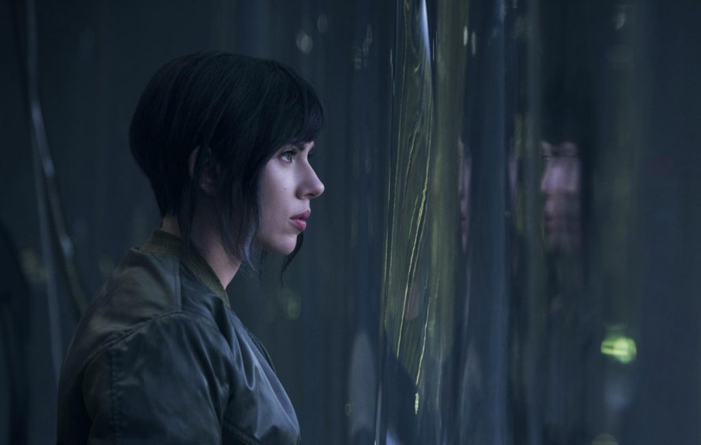 The live-action redo of 'Ghost in the Shell' is in theaters now
