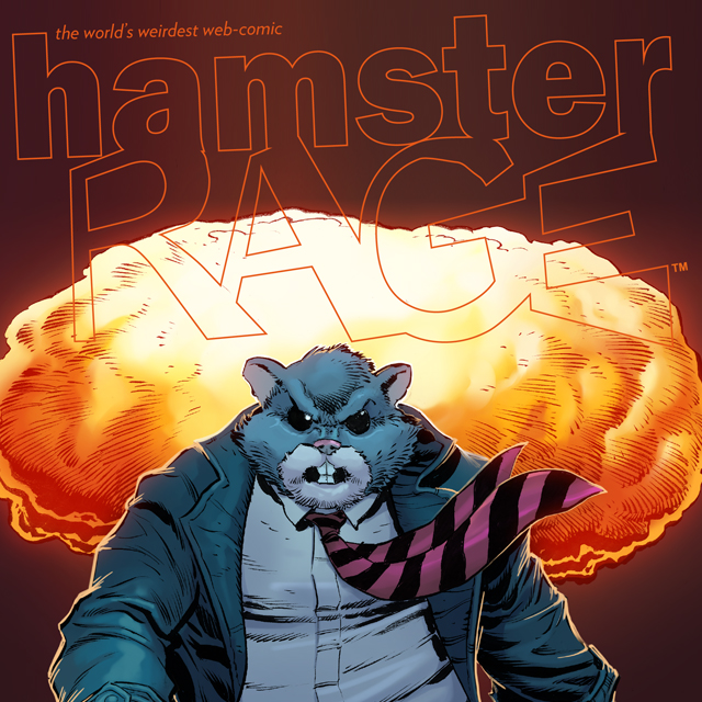 Cover to 'Hamster Rage'. Art by Brian J. Crowley.