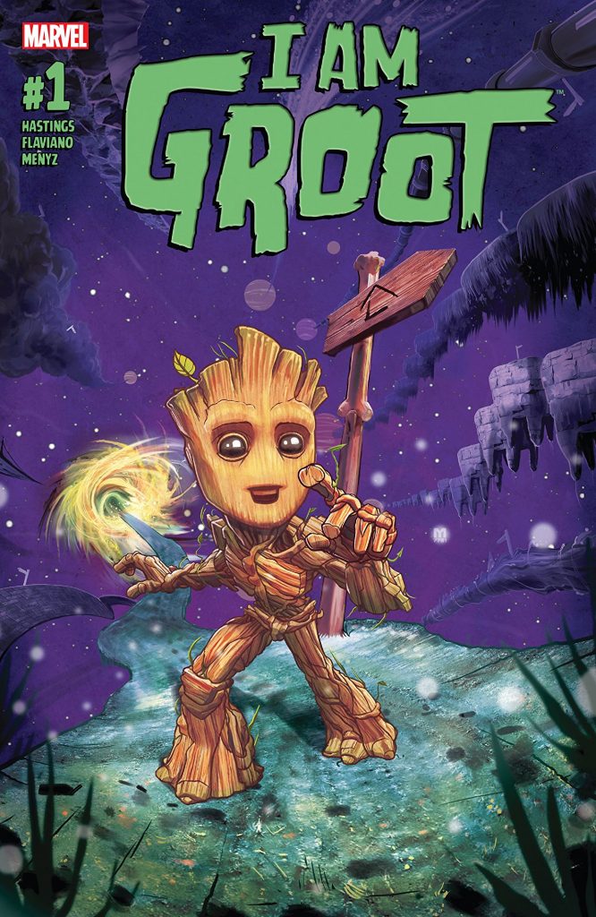 Cover to 'I am Groot' #1. Art by Flaviano/Marvel Comics