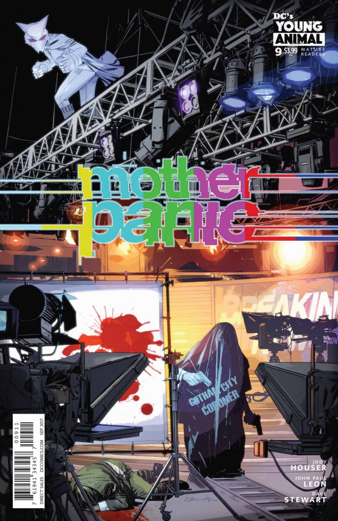 Cover to 'Mother Panic' #9. Art by Tommy Lee Edwards/DC Comics/Young Animal 