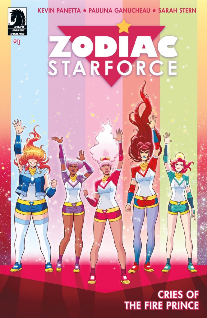 Cover to 'Zodiac Starforce: Cries of the Fire Prince' #1. Art by Paulina Ganucheau and Sarah Stern/Dark Horse Comics