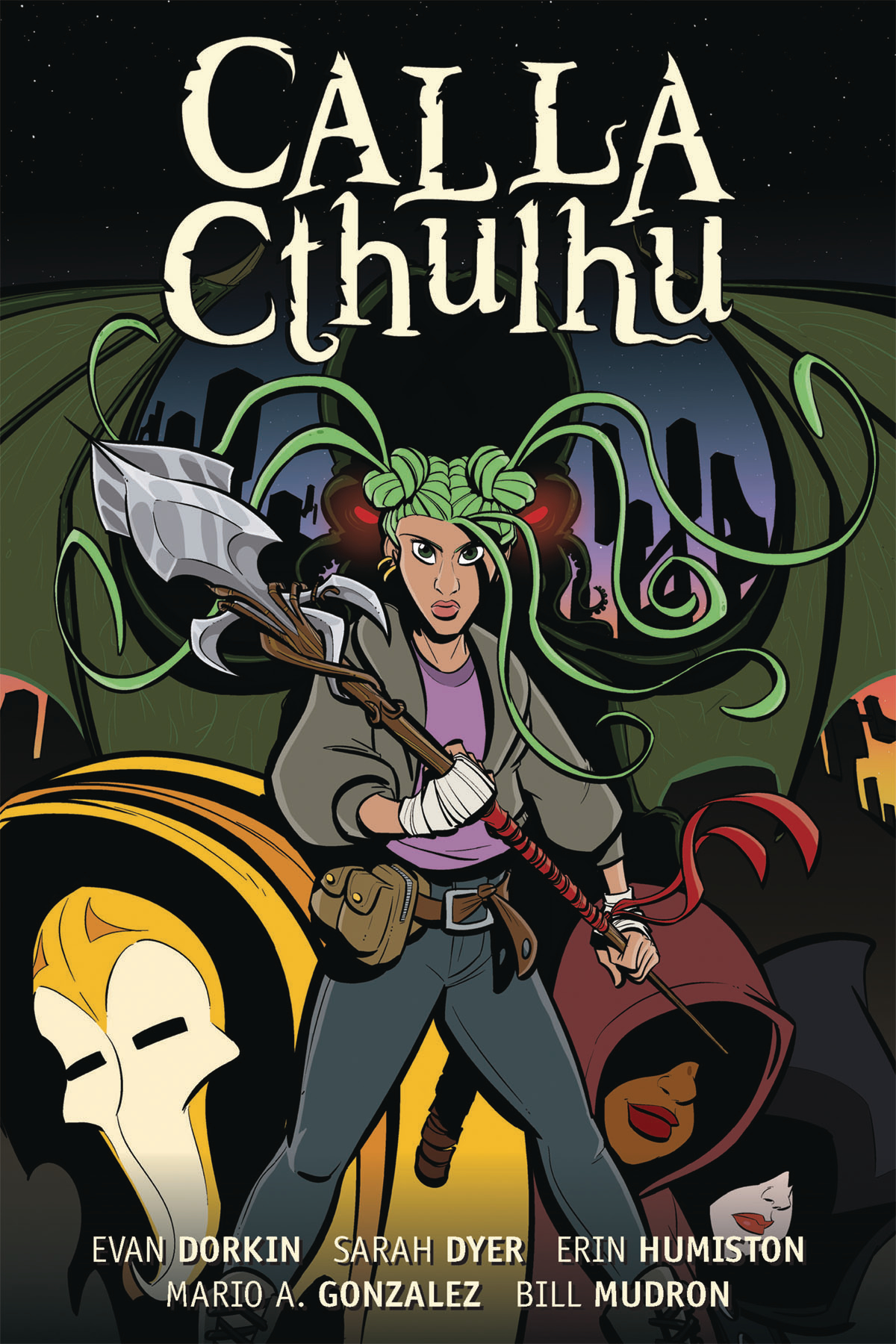 Cover to 'Calla Cthulhu'. Art by Erin Humiston and Bill Muldron/Dark Horse Comics