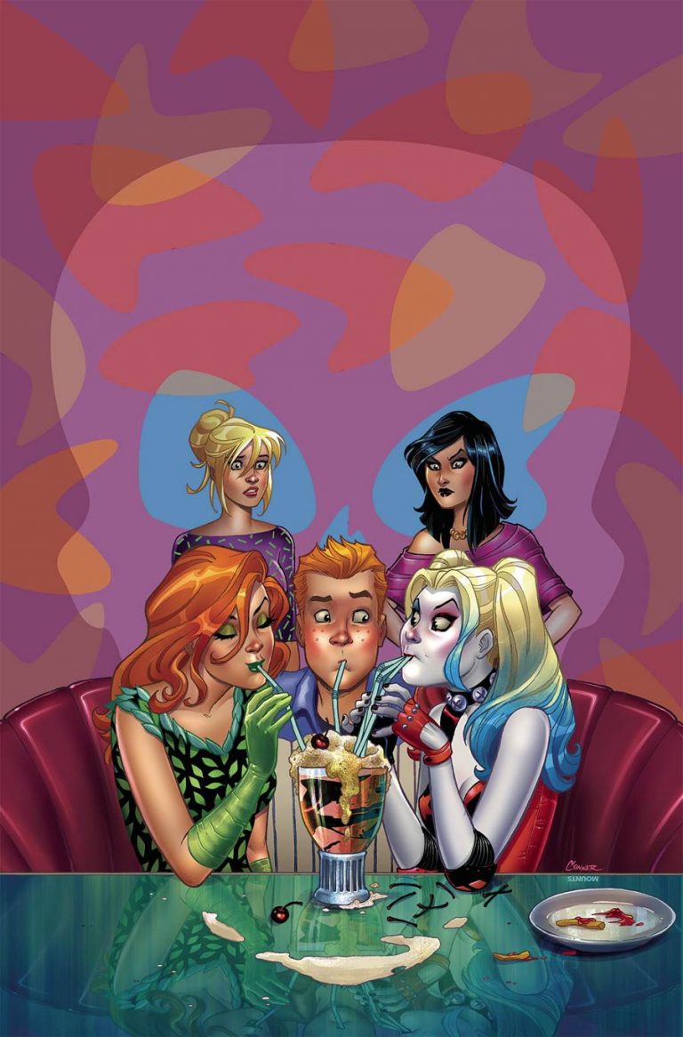 Harley & Ivy Meet Betty & Veronica #1, by Amanda Conner & Paul Mounts and Adam Hughes (DC/Archie Comics)