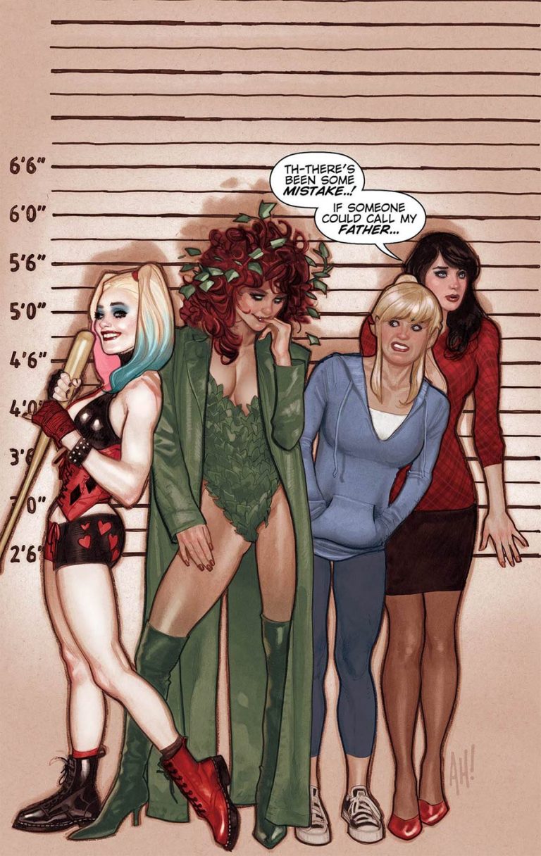 Harley & Ivy Meet Betty & Veronica #1, by Amanda Conner & Paul Mounts and Adam Hughes (DC/Archie Comics)