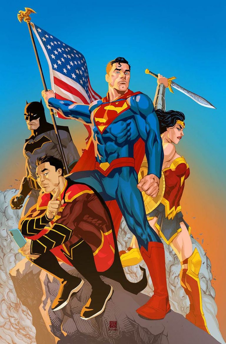 New Super-Man #17, by Bernard Chang. (DC Comics)