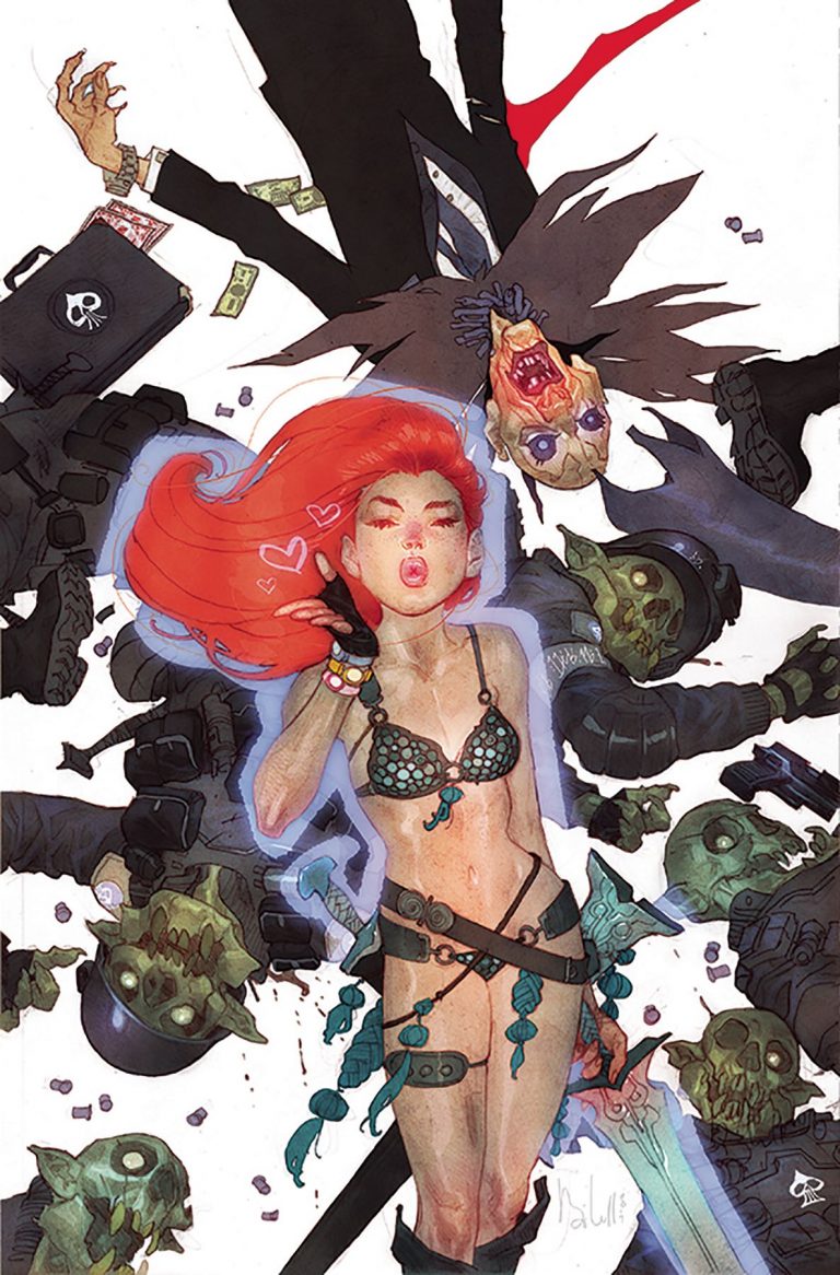 Red Sonja #10, by Amy Reeder and Ben Caldwell. (Dynamite)