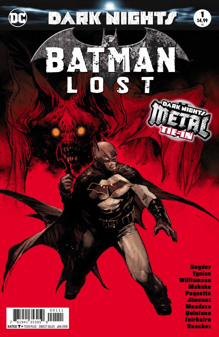 Cover to 'Batman: Lost' #1. Art by Olivier Coipel and Dave Stewart/DC Comics