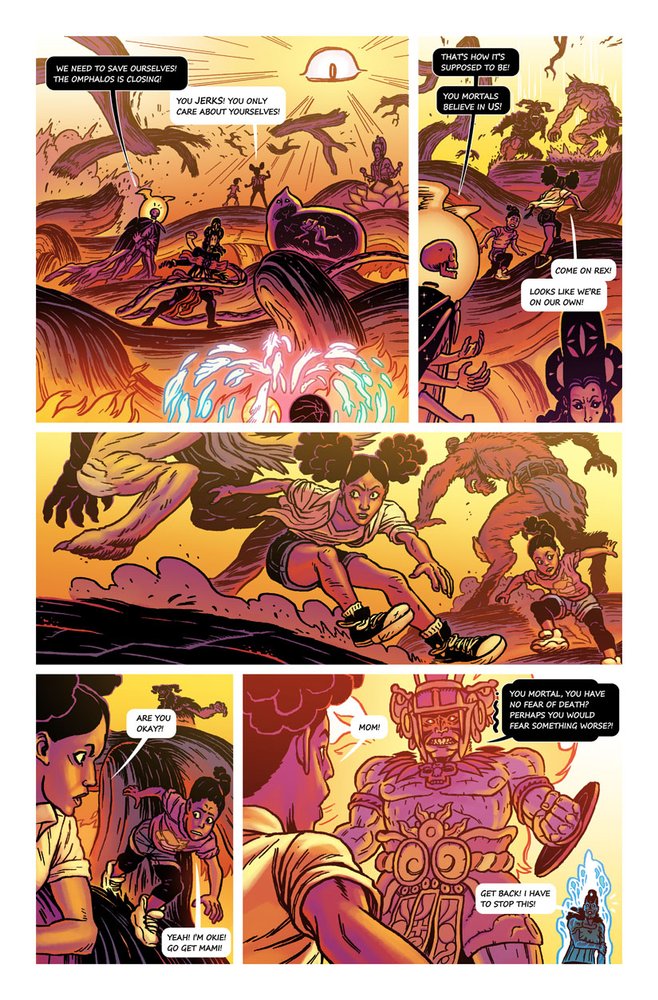 Interior page from 'Claudia & Rex'. Art by Daniel Irizarri/Buño Publishing/Lion Forge Comics