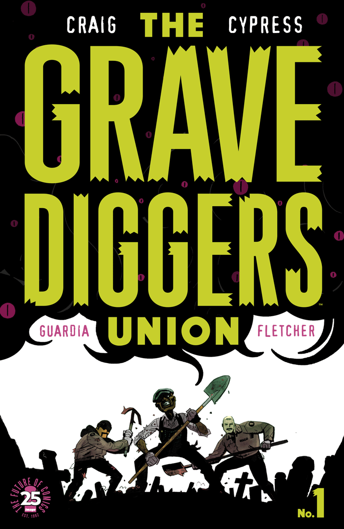 Cover to 'The Gravediggers Union' #1. Art by Wes Craig/Image Comics