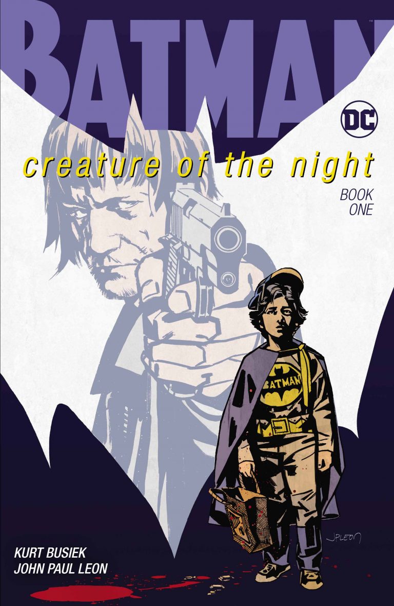 Cover to 'Batman: Creature of the Night' Book One. Art by John Paul Leon/DC Comics