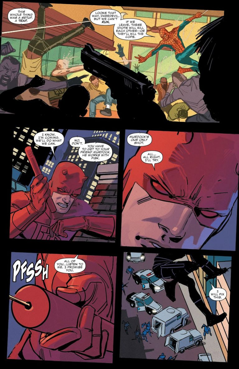 Interior page from 'Daredevil' #600. Art by Ron Garney, Matt Milla, and Clayton Cowles/Marvel Comics