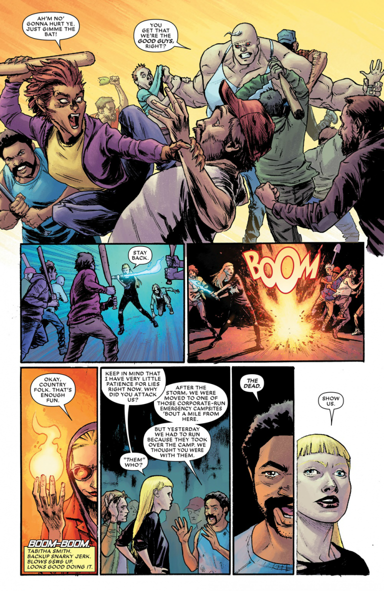 Interior page from 'New Mutants: Dead Souls' #1. Art by Adam Gorham, Michael Garland, and Clayton Cowles/Marvel Comics