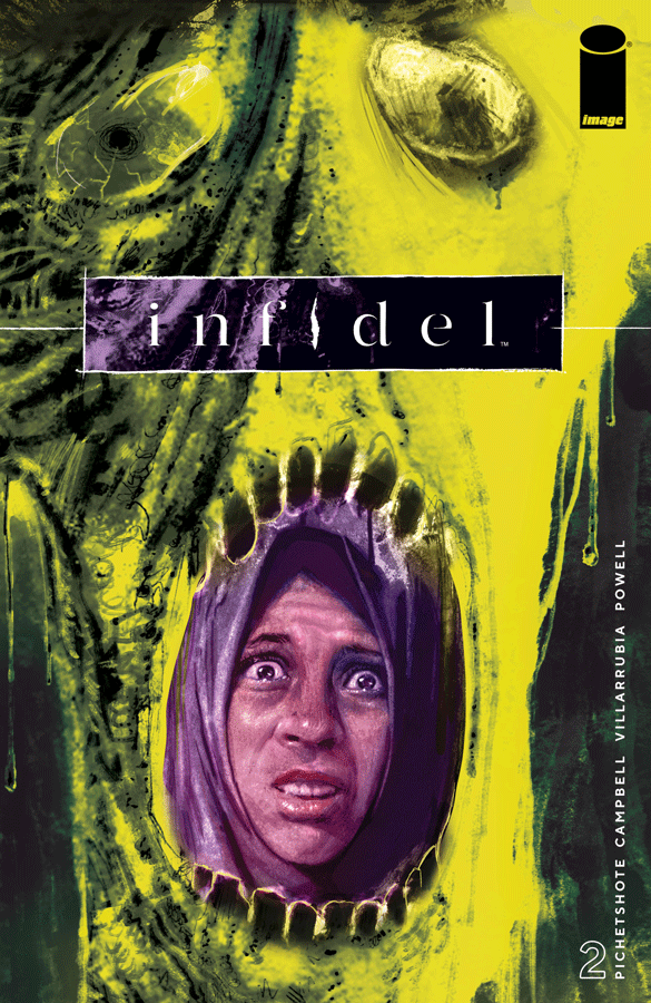 Cover to 'Infidel' #2. Art by Aaron Campbell and Jose Villarrubia/Image Comics