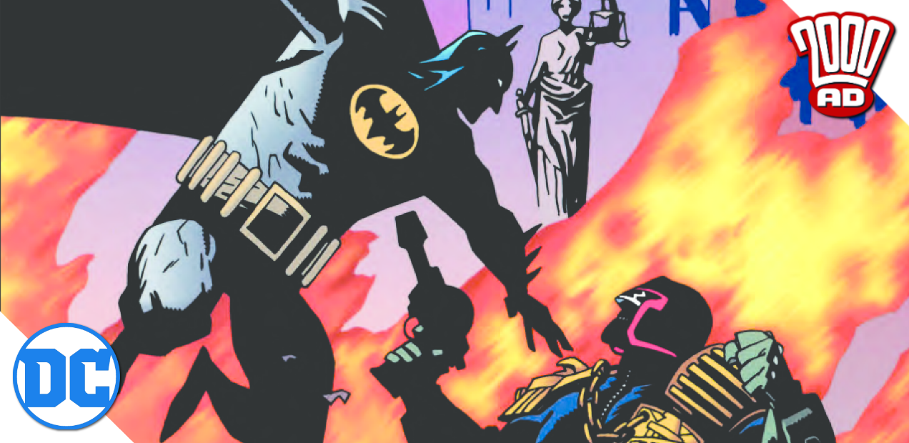 Preview: Bisley & Kennedy sign 2000 AD’s ‘Batman/Dredd’ Digest Saturday in London